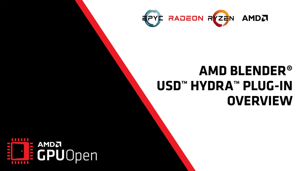 AMD Blender® USD™ Hydra™ Plug-in Overview - YouTube link