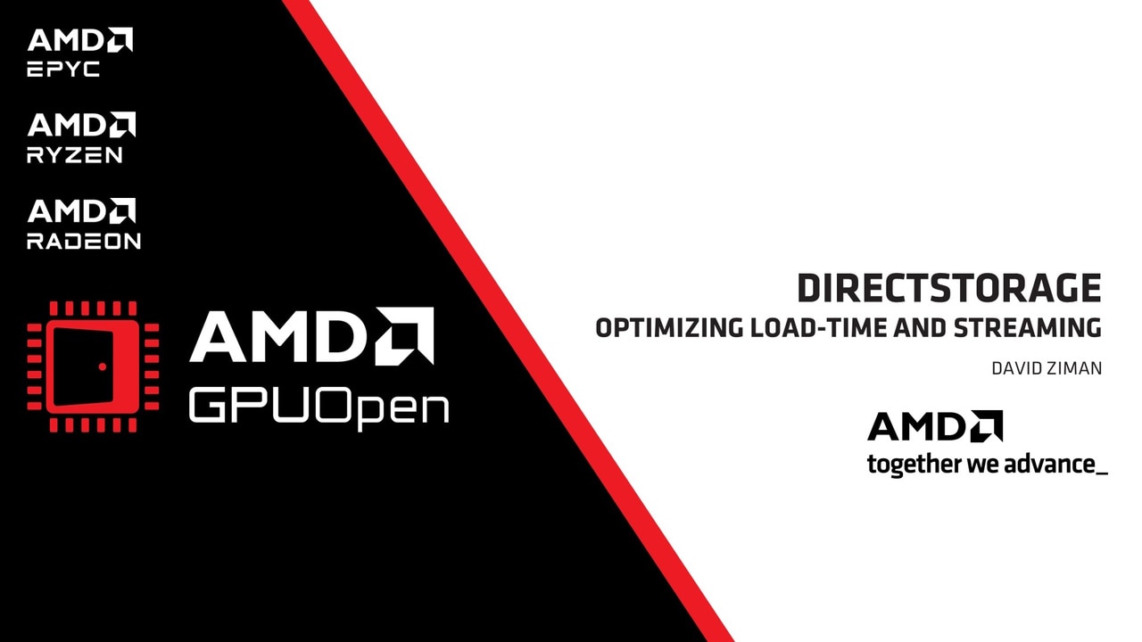 DirectStorage: Optimizing Load-time and Streaming (GDC 2023 - YouTube link)