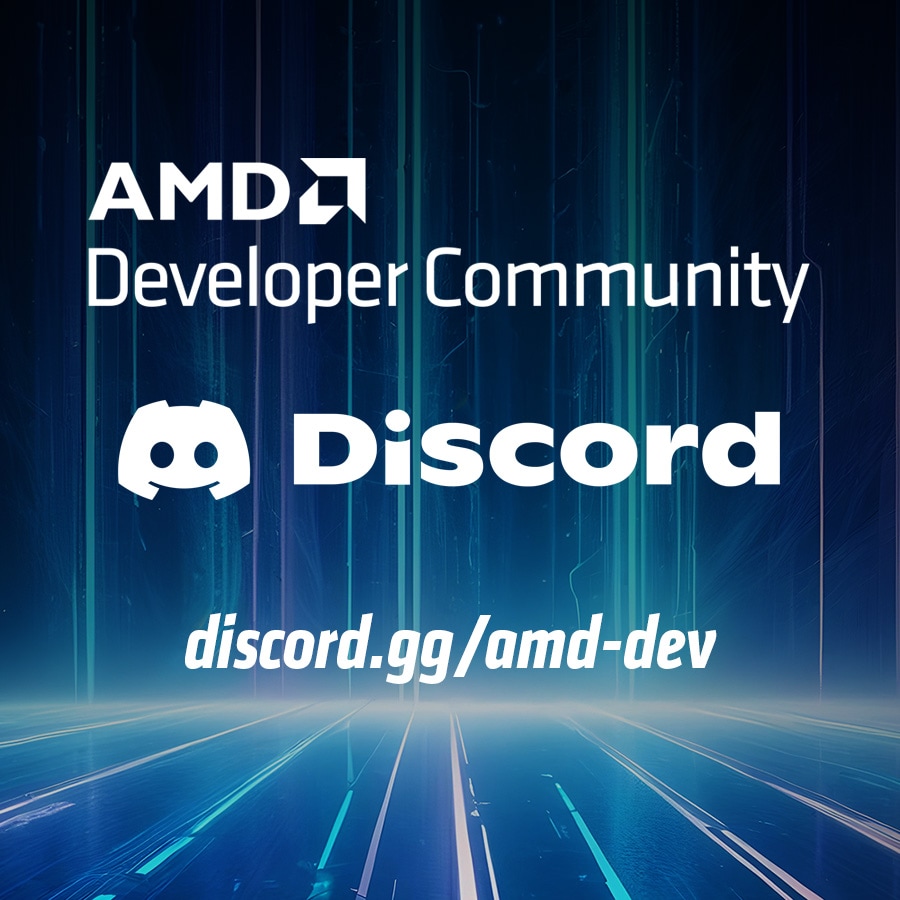Join AMD DevCom on Discord