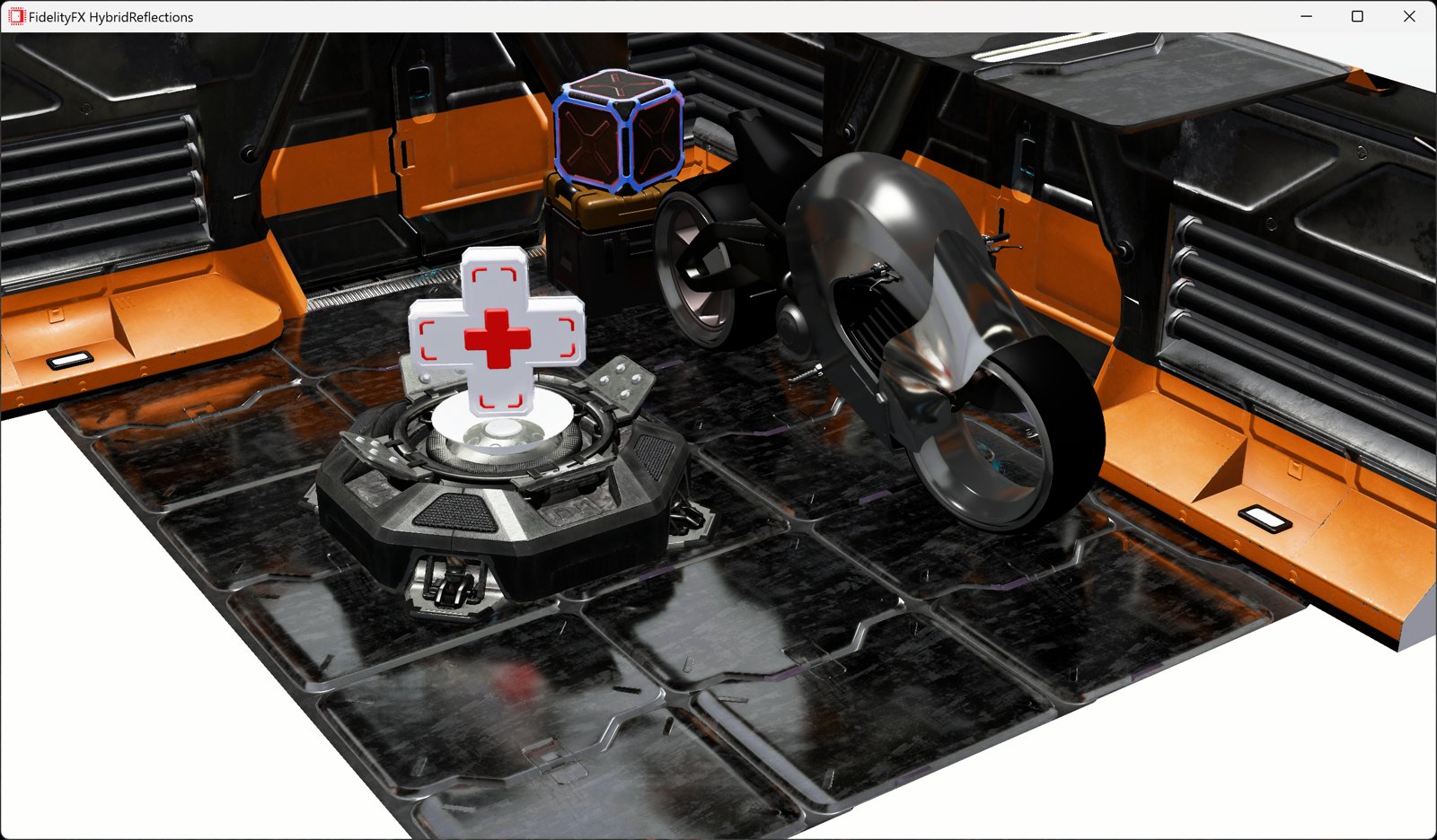 AMD FidelityFX™ Hybrid Stochastic Reflections sample