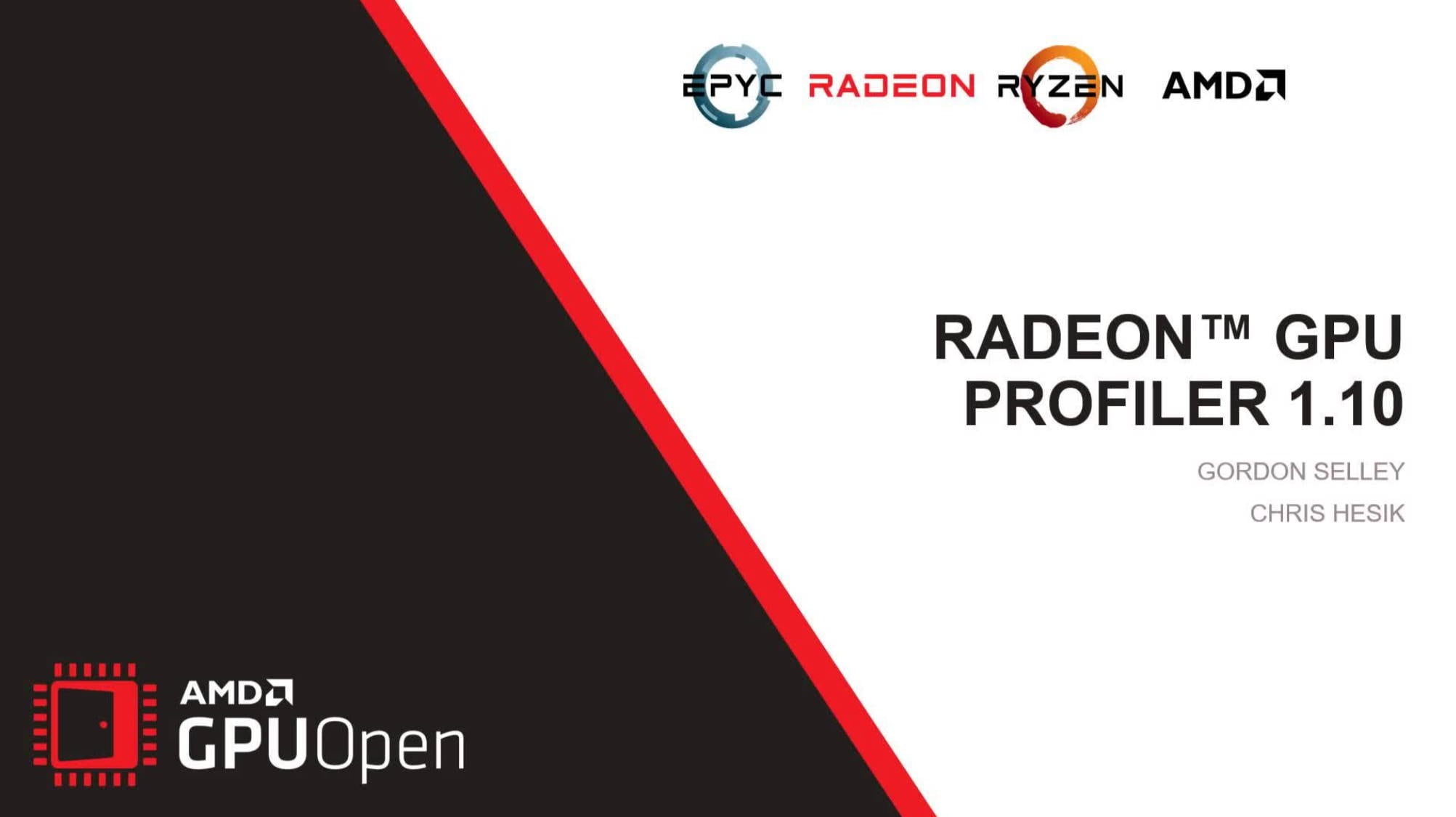 AMD RDNA™ 2 – Radeon™ GPU Profiler 1.10 - YouTube link
