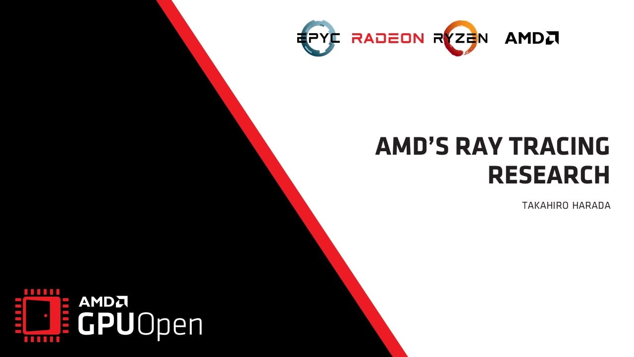 AMD's Ray Tracing Research