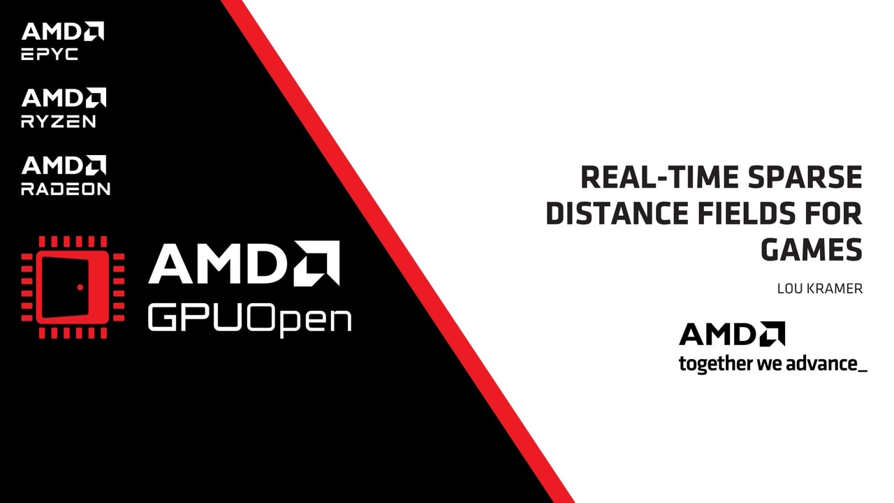 Real-time Sparse Distance Fields for Games (GDC 2023 - YouTube link)