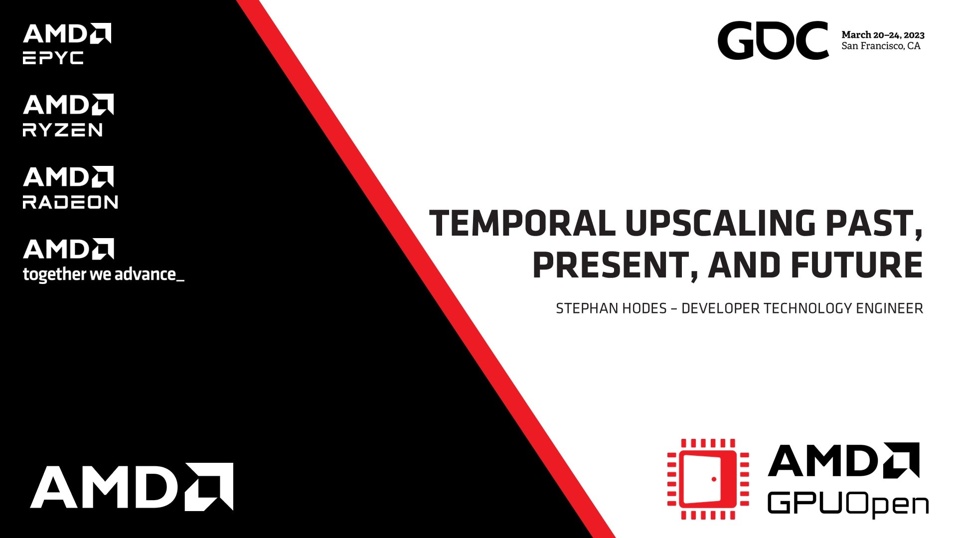 Temporal Upscaling - Past, Present, and Future (GDC 2023 - YouTube link)
