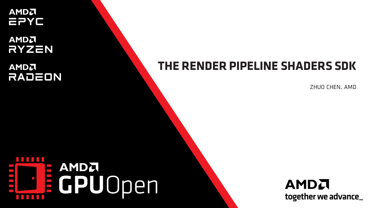 Introducing AMD Render Pipeline Shaders SDK