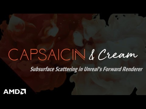 Subsurface Scattering in Unreal Forward Renderer (2017) - YouTube link