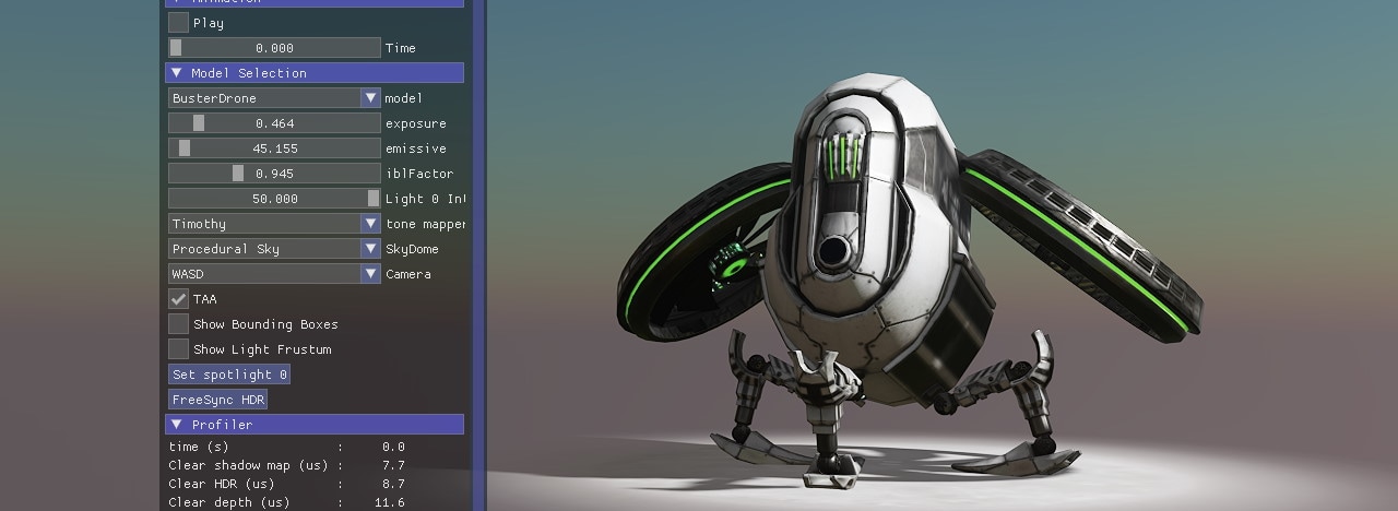 glTFSample Cauldron Sample Project