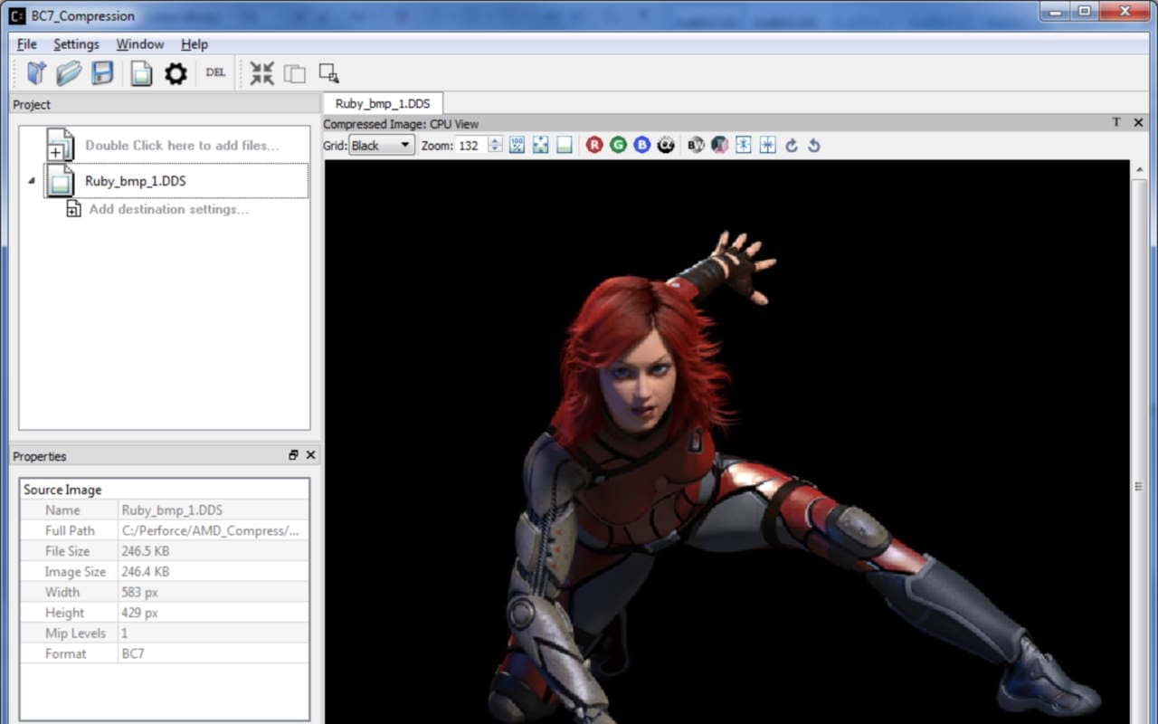 Compressonator 4.2 – Features update for BC1 and BC7 codecs, and more