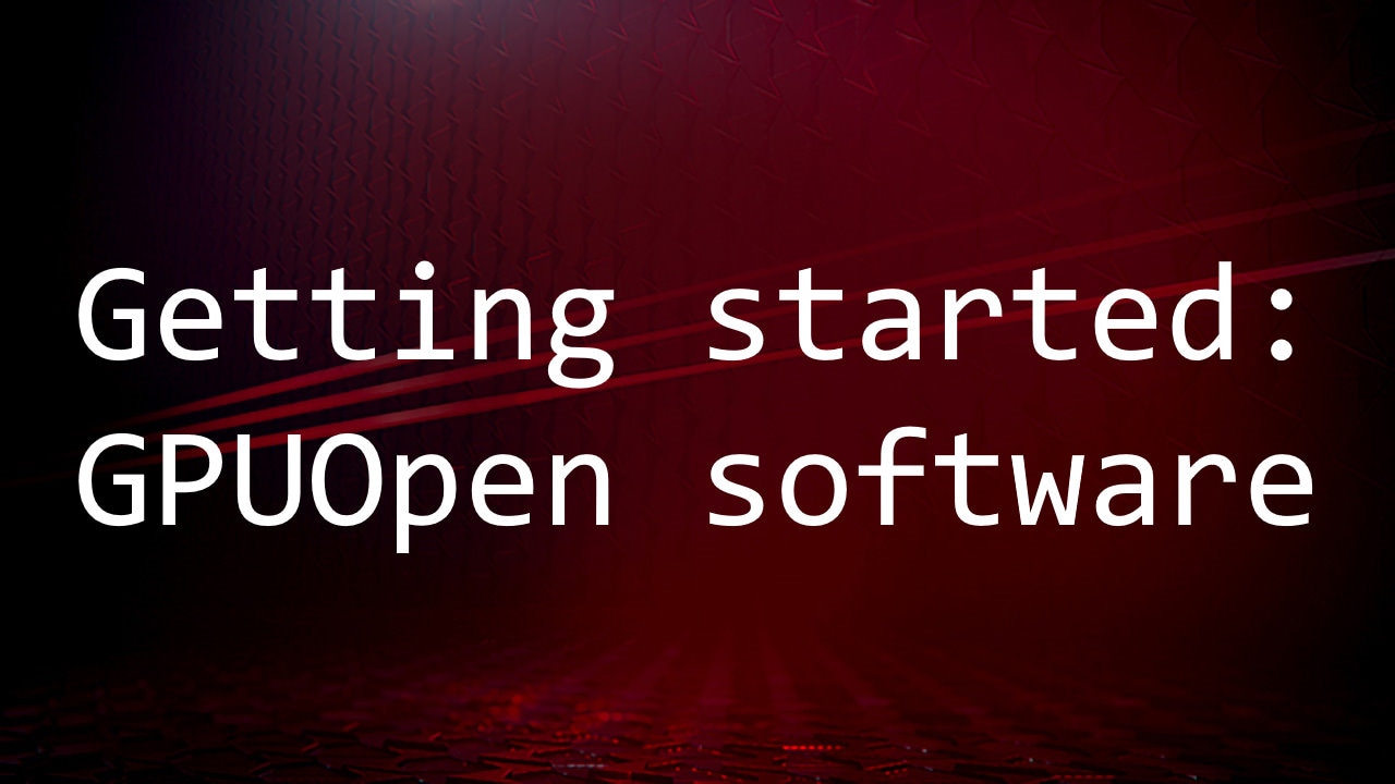Getting started: Our software