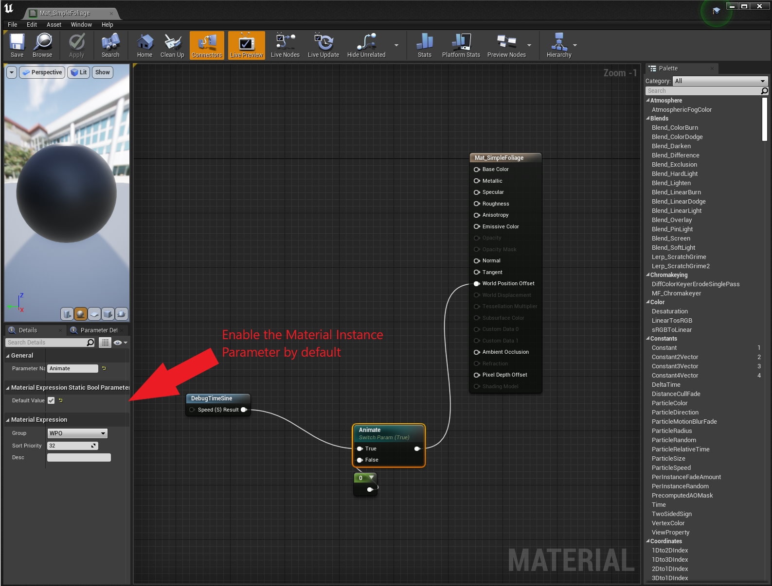 Changing default to true
