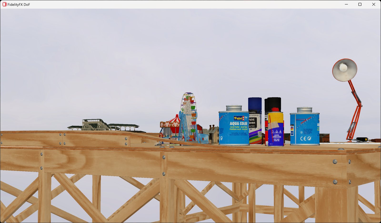 FidelityFX Depth of Field off