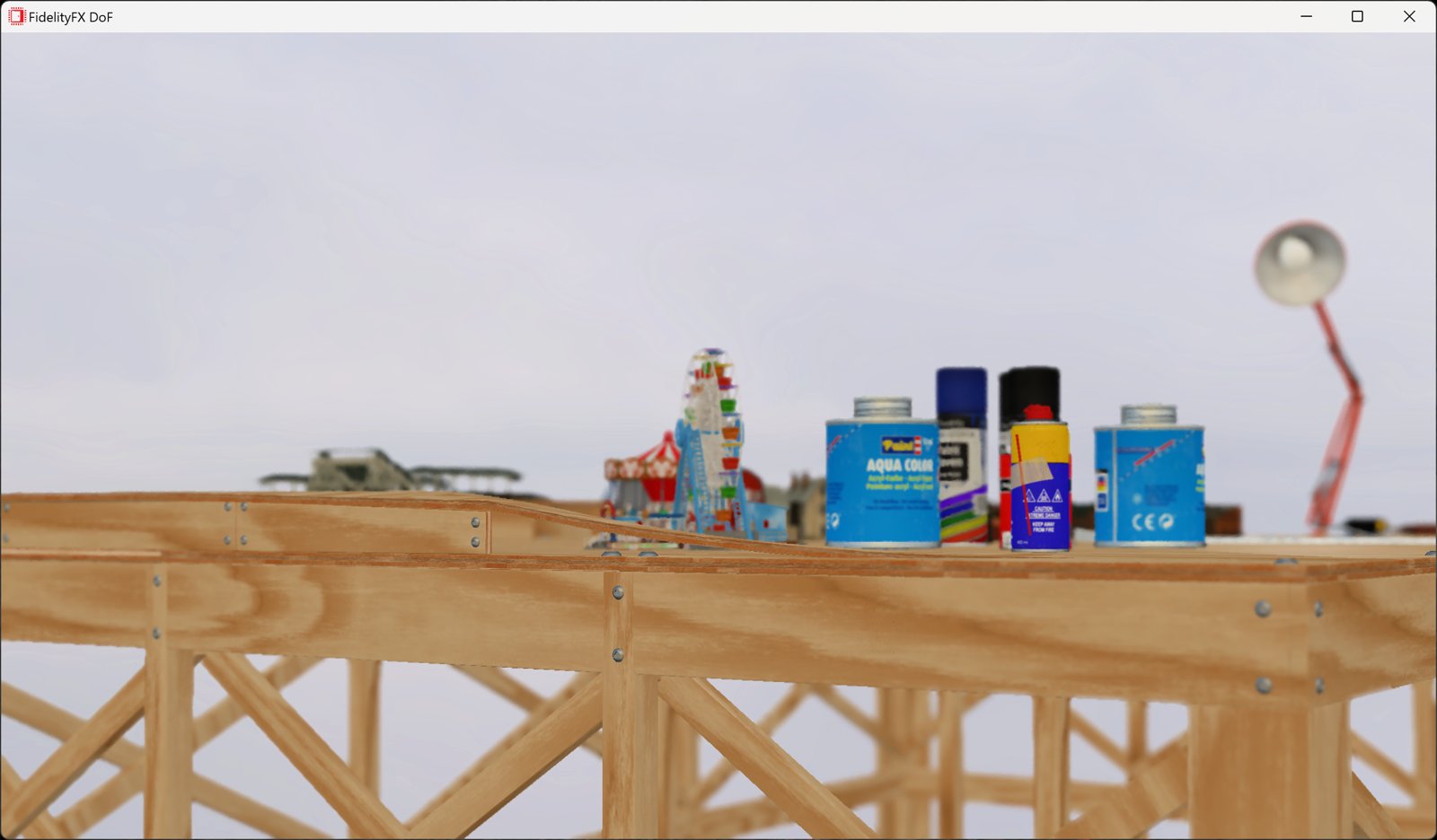 FidelityFX Depth of Field on