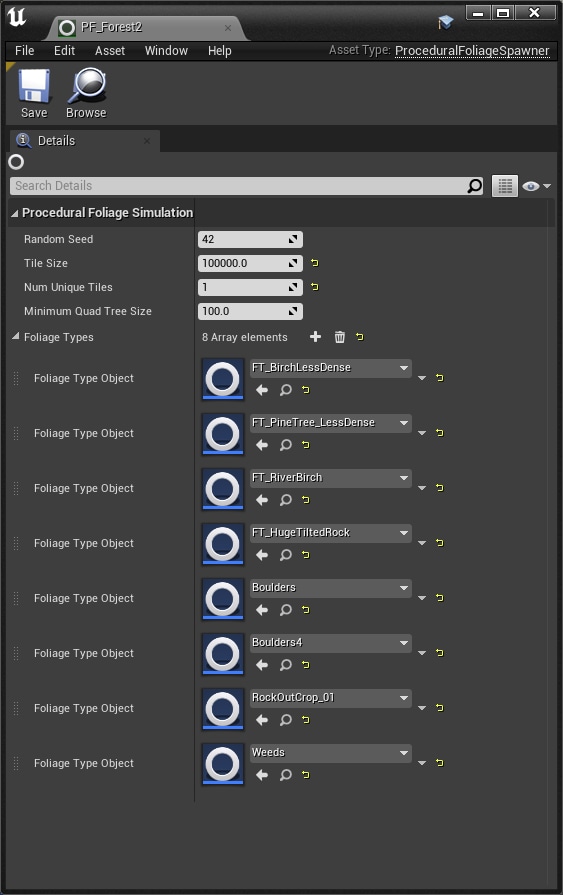 Procedural Foliage Simulation