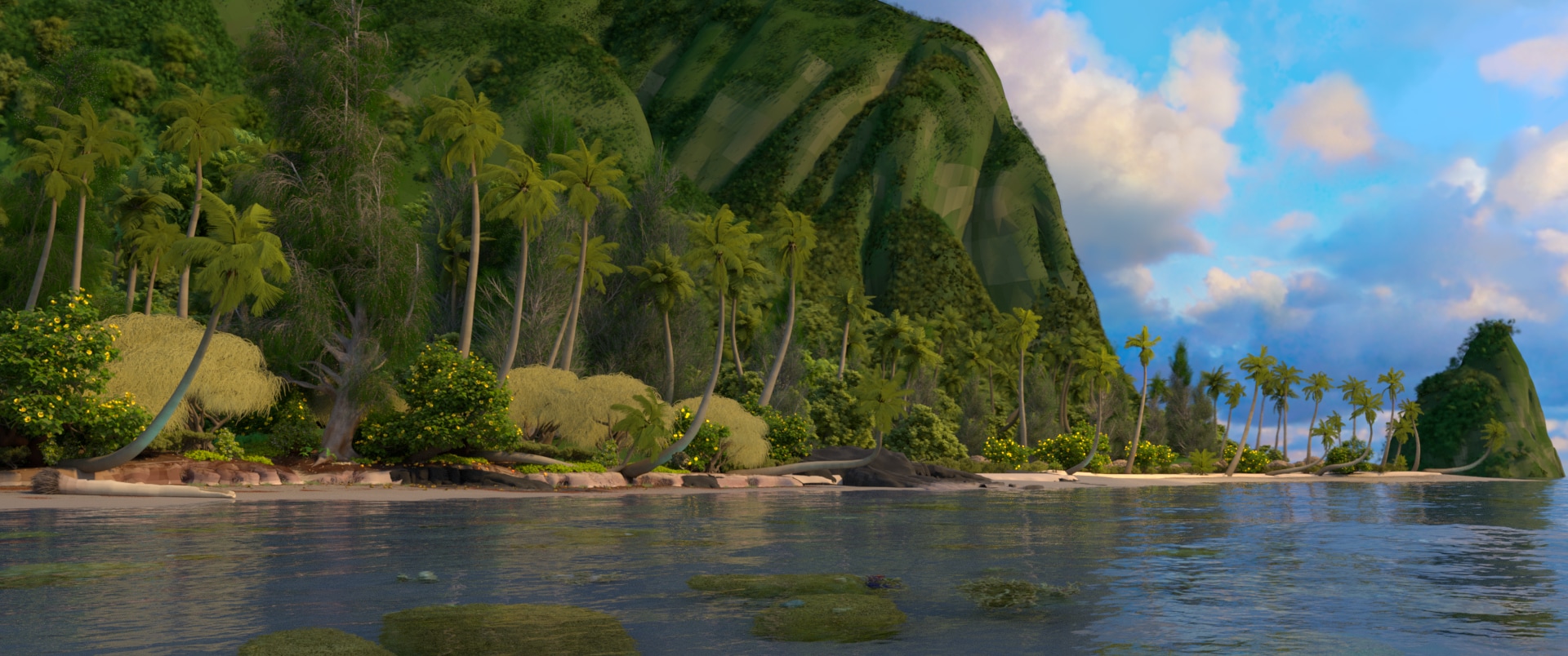 Moana Island Scene