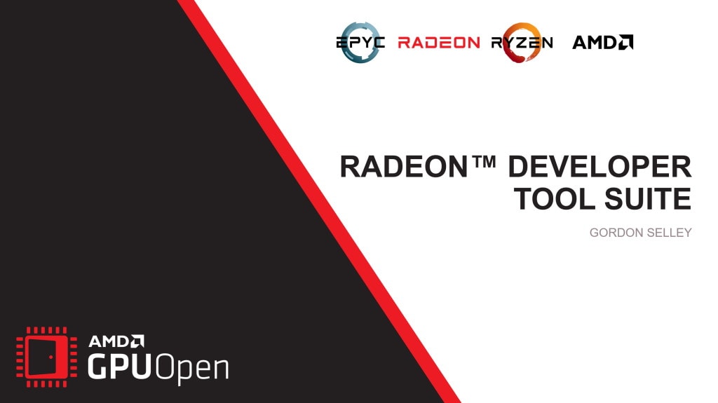 AMD RDNA™ 2 – Radeon™ Developer Tool Suite - YouTube link
