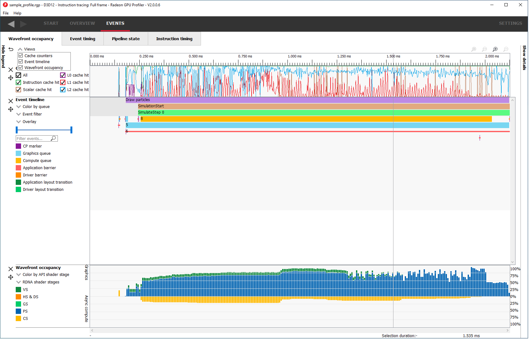 Row moved to new position