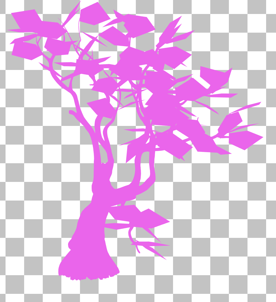 Tree mesh with a single BLAS